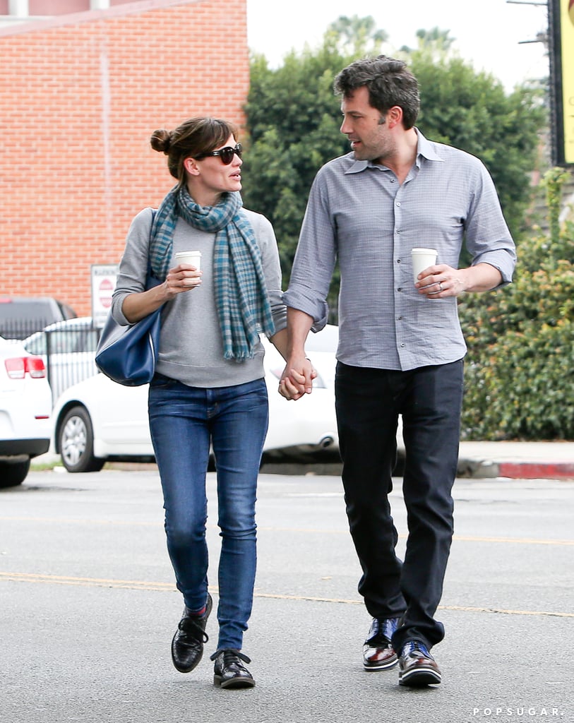Jennifer Garner and Ben Affleck held hands on a stroll through LA, sharing a sweet look.