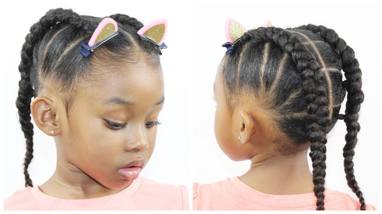 Clipkulture  Cute Ponytail Hairstyle for Girls