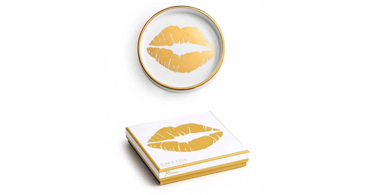 Golden Kiss Coaster ($18) | Sexy Home Decor | POPSUGAR Home Photo 40