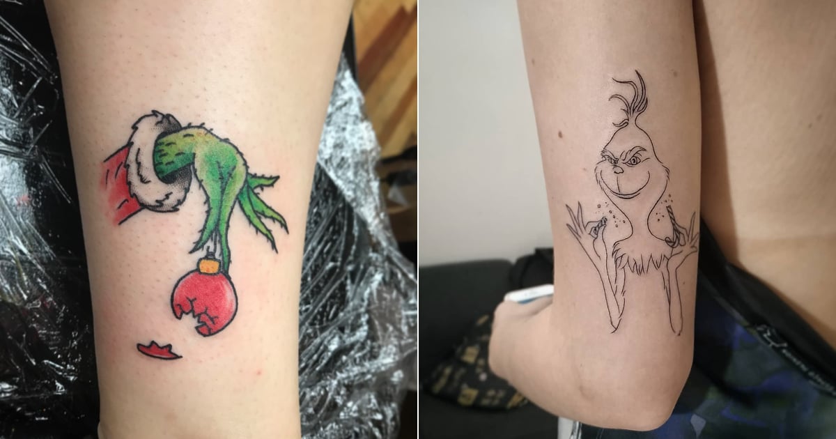 30 Grinch Tattoos For Men  Dr Seuss Design Ideas  Christmas tattoo  Tattoos for guys Tattoos