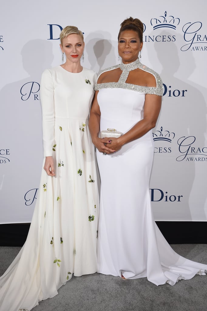 Princess Charlene White Dress at Princess Grace Awards 2016