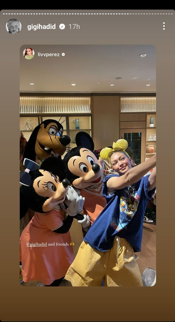 Gigi Hadid's 28th Birthday Celebration at Disney Photos