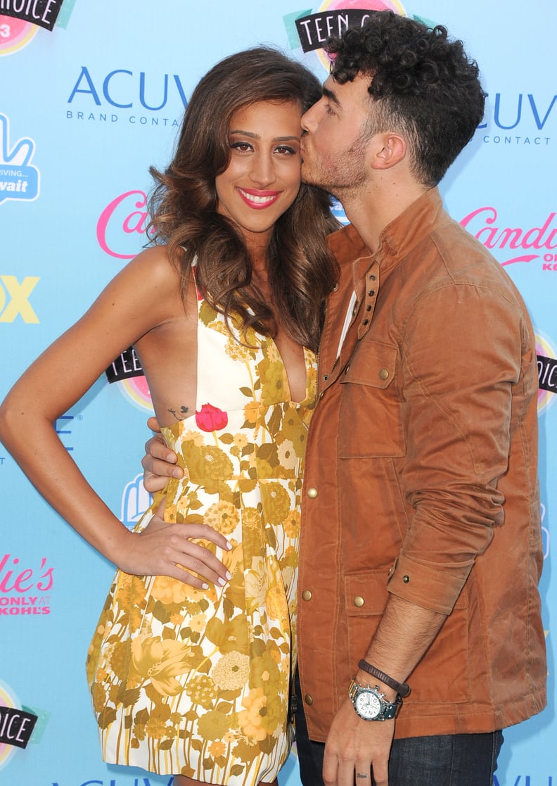 Kevin Jonas With Danielle at the Teen Choice Awards in 2013