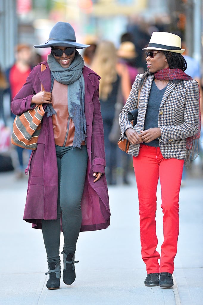 Lupita Nyong'o Walking in NYC With Zainab Jah Pictures