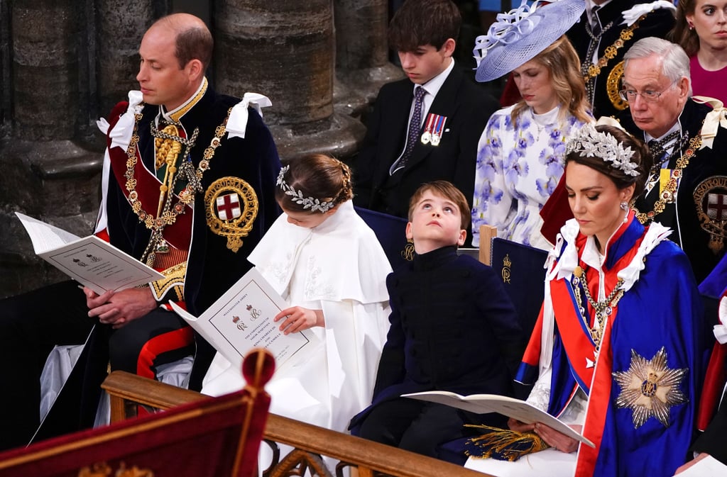 Prince Louis at King Charles III's Coronation