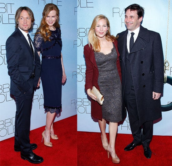Pictures of Nicole Kidman, Aaron Eckhart, Jon Hamm, Jennifer Westfeldt, Sandra Oh at NYC Premiere of Rabbit Hole 2010-12-03 14:00:00