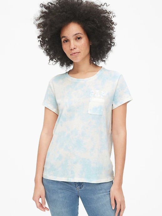 Tie-dye combined with the iconic Gap embroidered logo? Talk about a throwback! This t-shirt ($27) brings all the nostalgic feels — plus, nostalgia is so on-trend. Combine it with high-waisted, straight-leg jeans for an updated take on a vintage look.