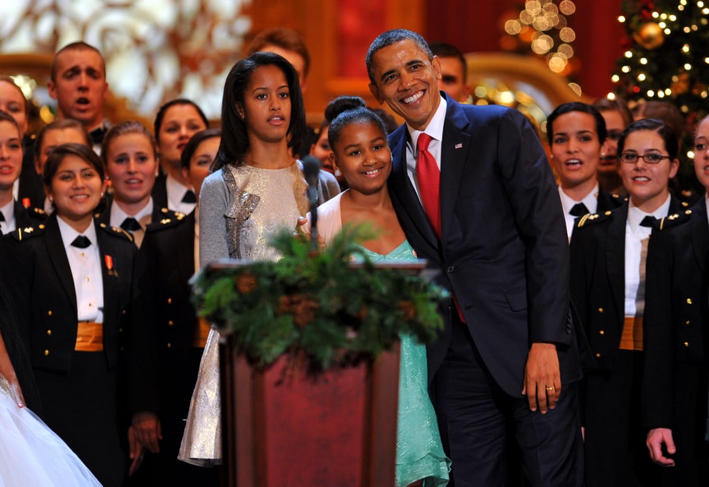 Barack Obama Cute Moments With Sasha and Malia