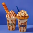Cinnabon's Decadent New Chillatta Is Topped With Caramel, Whipped Cream, and a Churro