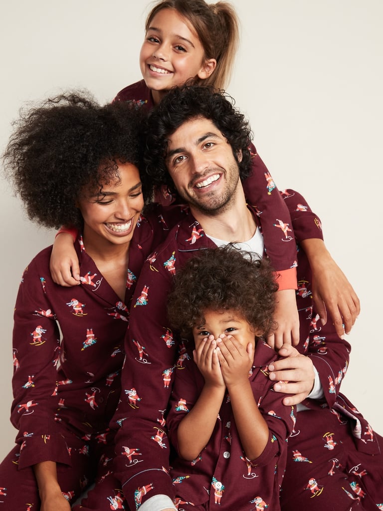 Patterned Twill Pajama Set