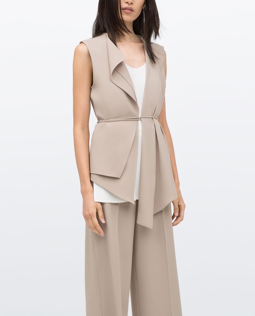 Flowing Waistcoat With Drawstring ($70)