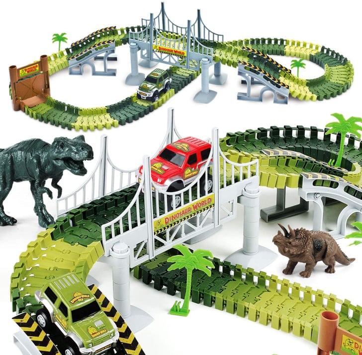 Auuguu Kids Dinosaur Race Car Track Best Toys For 5YearOld Boy 2020 POPSUGAR Family Photo 5