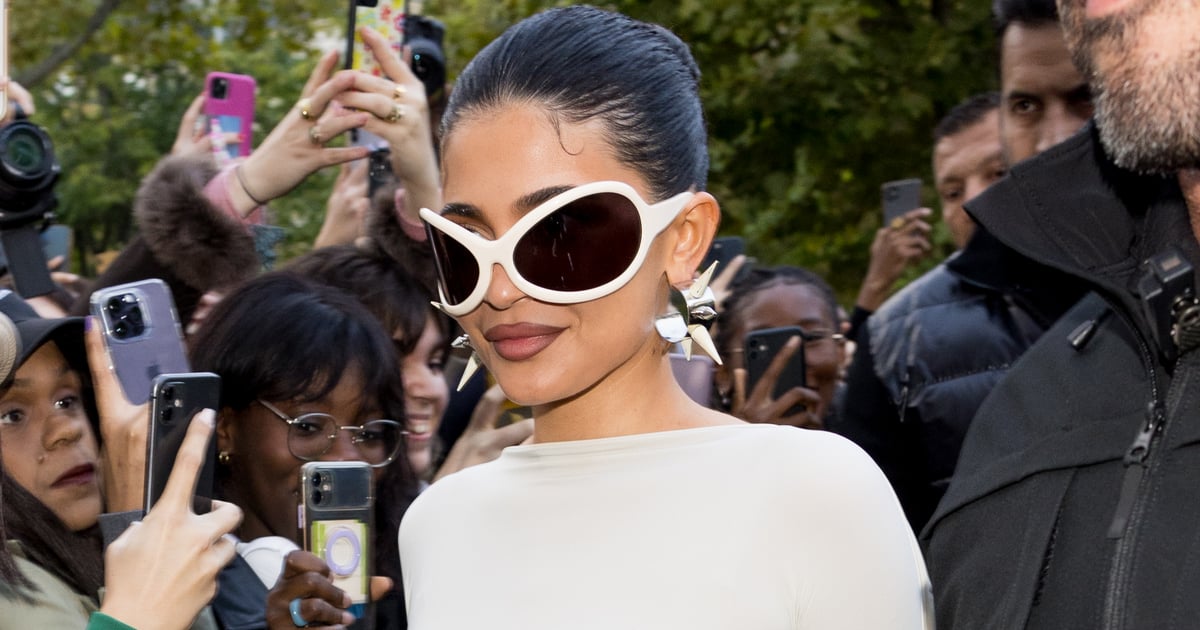 Kylie Jenner Wears Her Underwear Over Sheer Tights at Paris Fashion Week.jpg