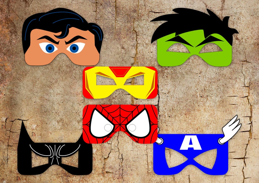 A wedding isn't complete without an appearance by Superhero Masks ($13). Pretty sure that's a rule in etiquette books.
