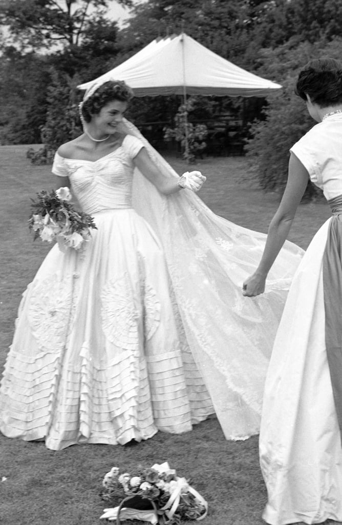 Jackie Kennedy Wedding Dress Popsugar Fashion Photo 3