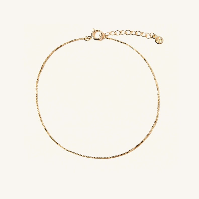 Mejuri Baby Box Chain Bracelet