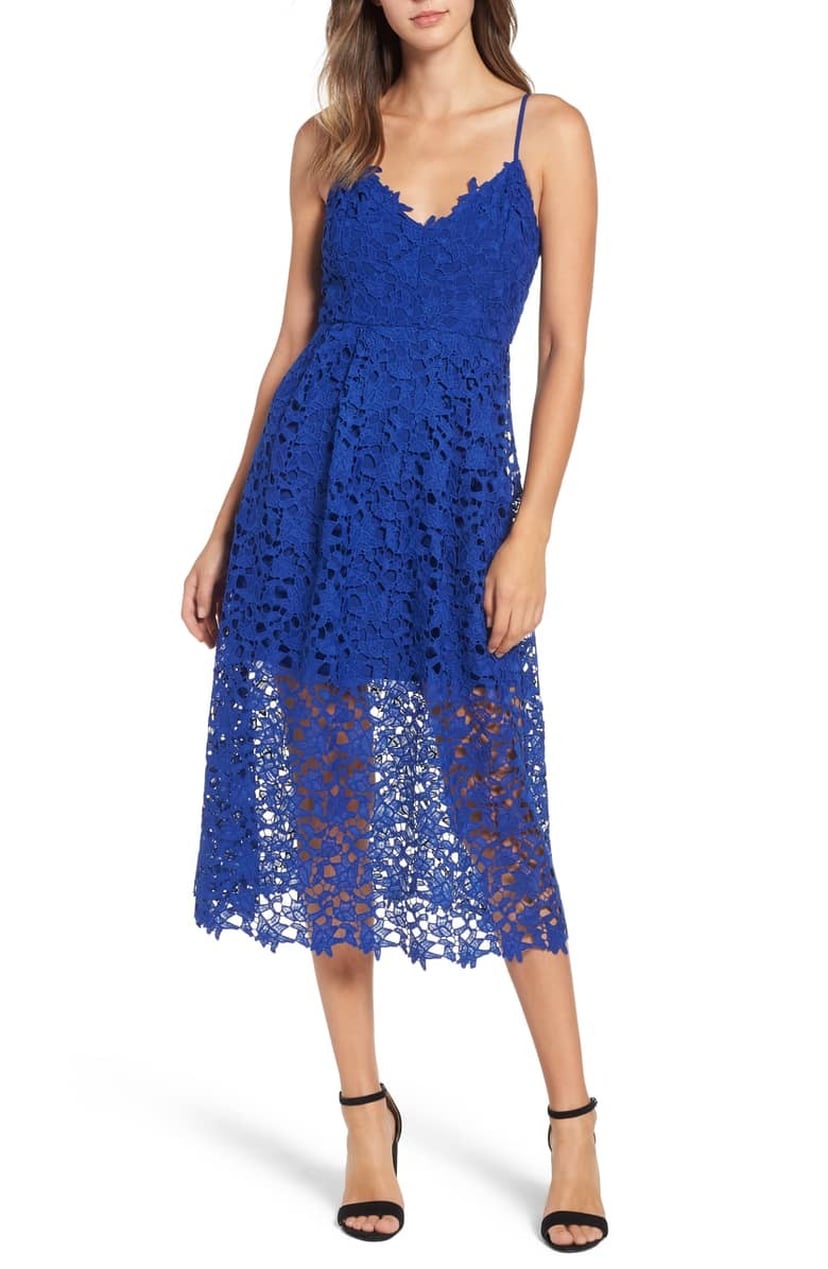 Astr the label discount lace midi dress review