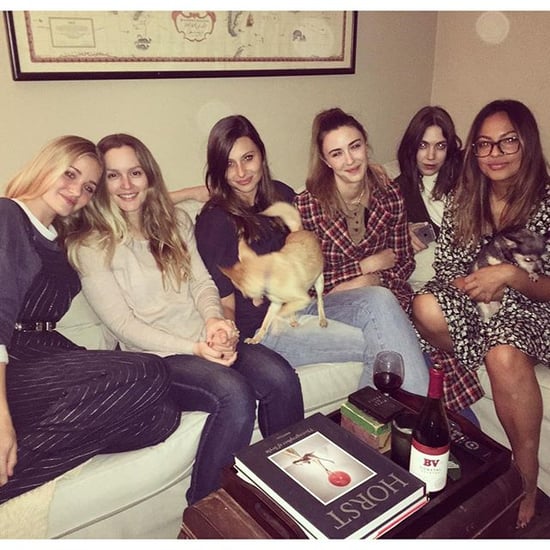 Leighton Meester Poses With Aly & AJ Michalka