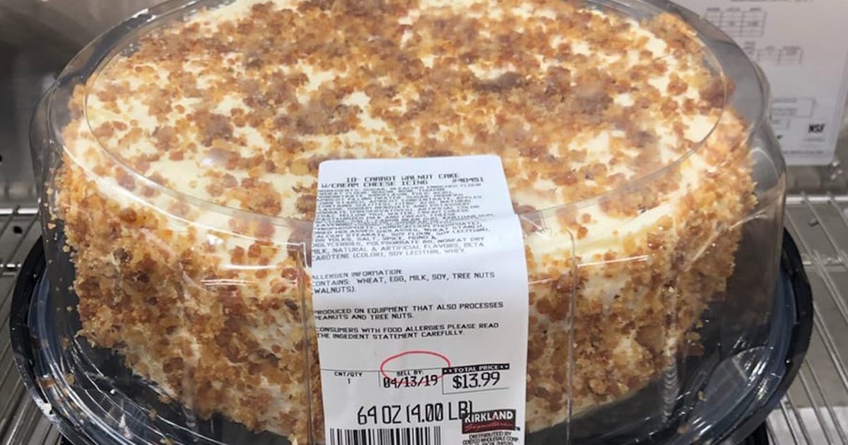 Costco Carrot Walnut Cake POPSUGAR Family
