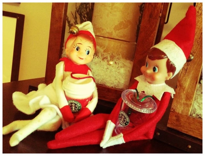 Had coffee together . | Creative Elf on the Shelf Ideas | POPSUGAR Moms ...
