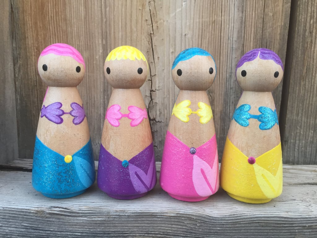 Mermaid Peg Dolls