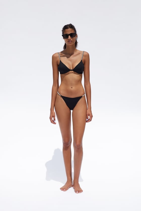 Zara Sparkly Bikini Bottom