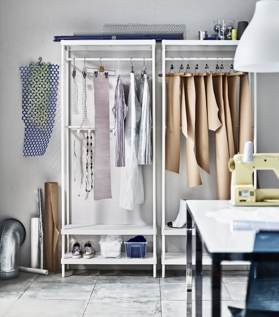 Coat Rack With Shoe Storage Unit
