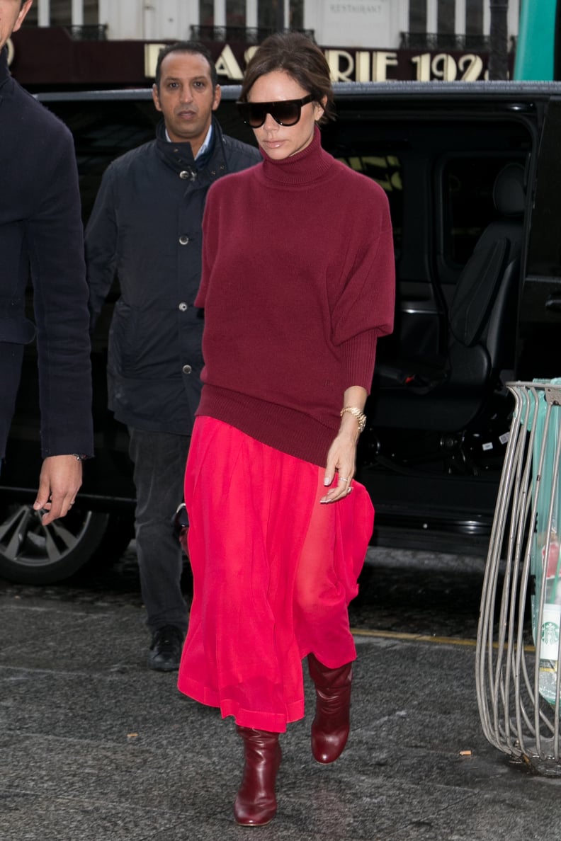 Victoria Beckham: Cranberry Boots