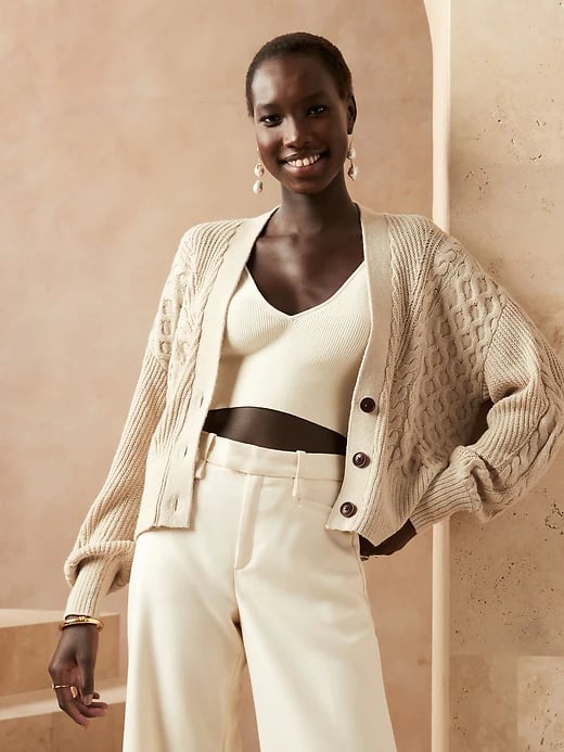 Banana Republic Cotton-Hemp Cardigan