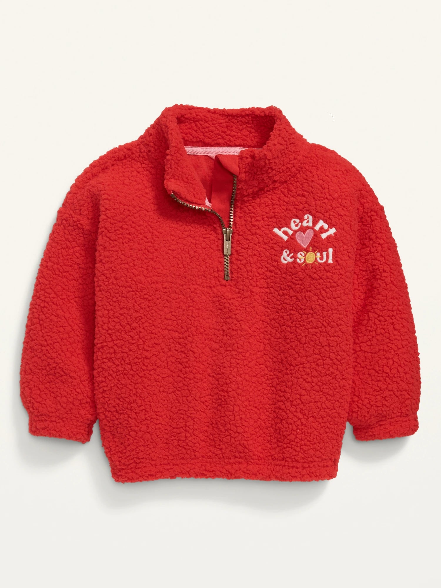 Old navy sherpa quarter zip outlet