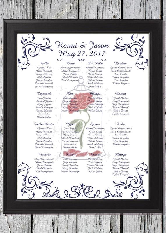 Wedding Seating Chart Staples