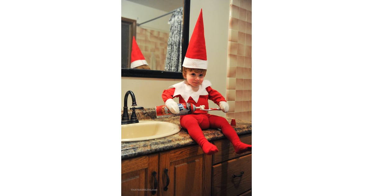 Real-Life Elf on the Shelf Ideas | POPSUGAR Family Photo 5