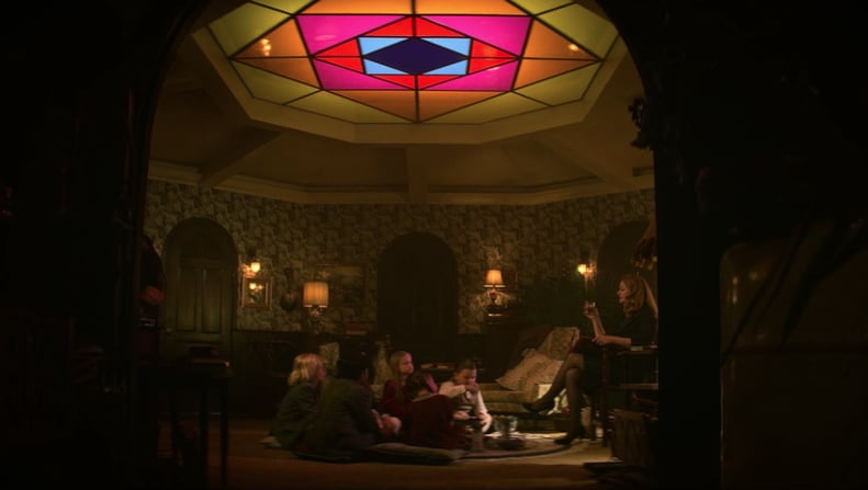 The Suspiria Ceiling in the Spellman's Living Room