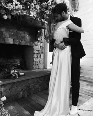 Miley Cyrus Wedding Dress Popsugar Fashion