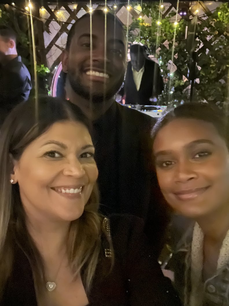 A selfie of Aida Rodriguez, Omar Garai Ellison, and Akaylah Ellison.