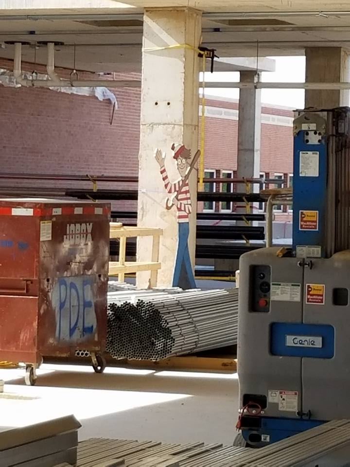 Construction Worker Plays Where's Waldo With Hospital Kids