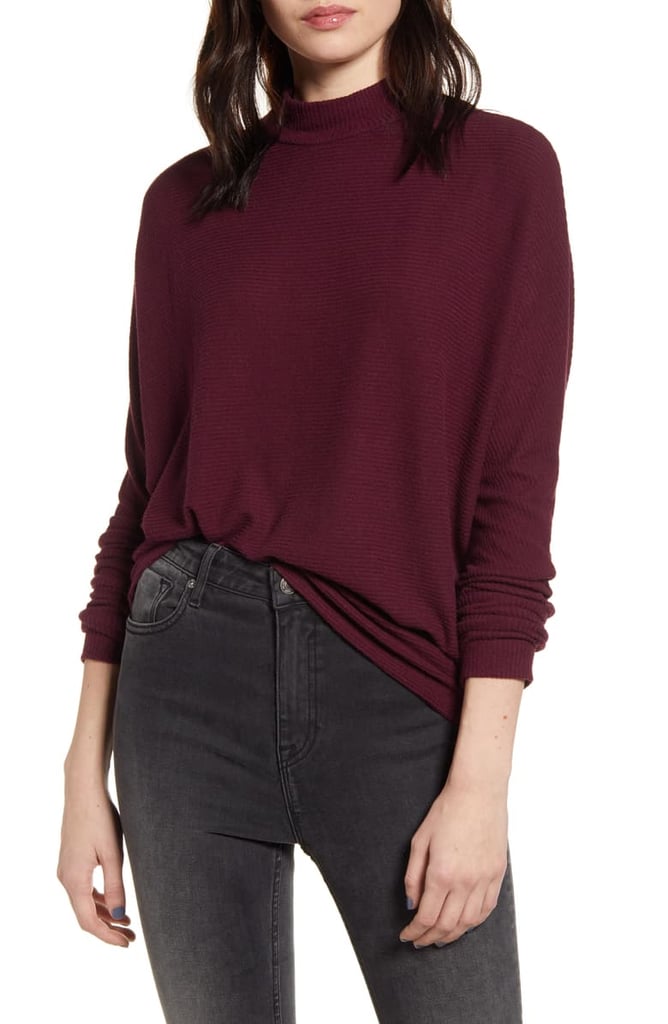 BP. Dolman Sleeve Ribbed Top