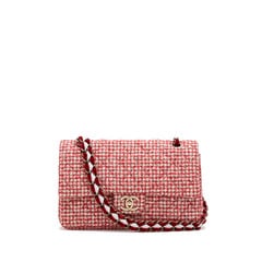 What Goes Around Comes Around Chanel Red Tweed 2.55 Bag