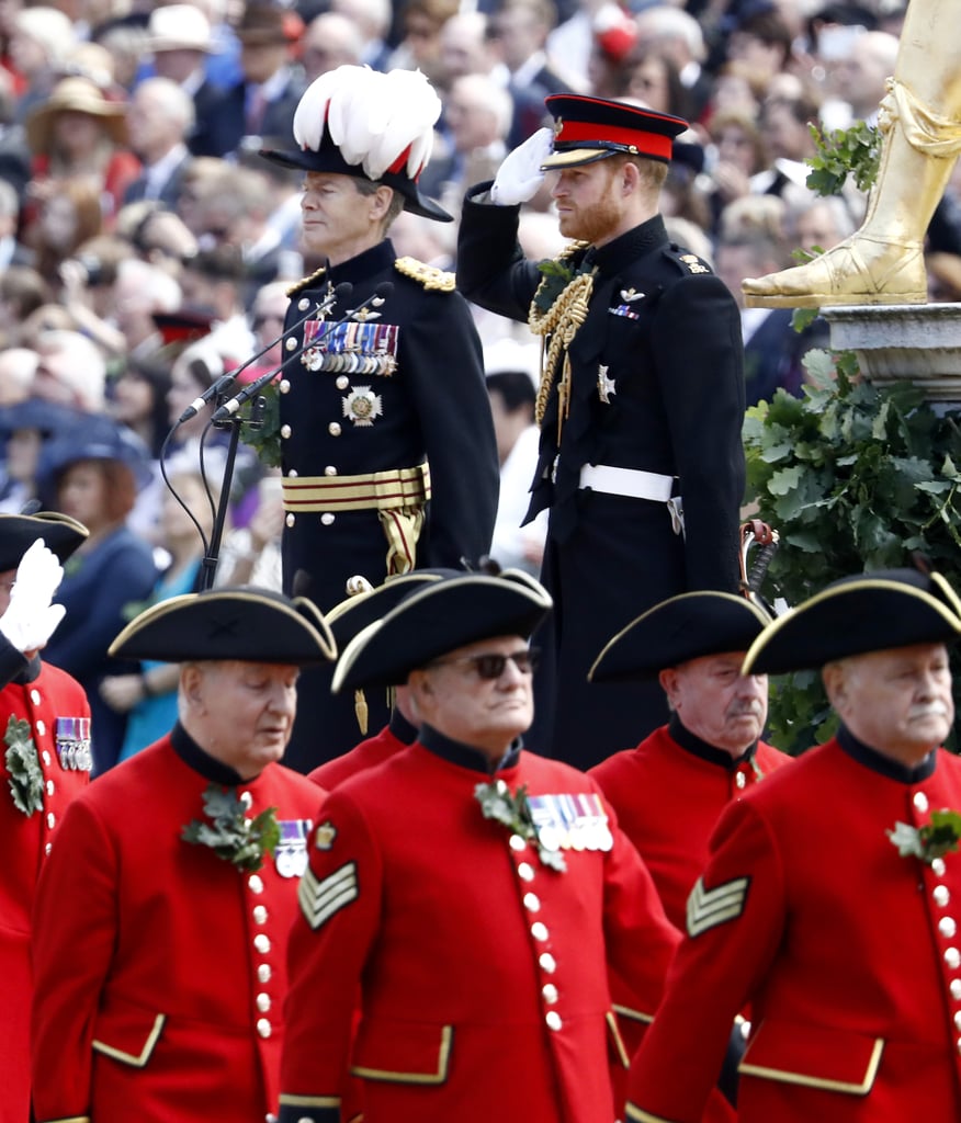 Prince Harry at the Founder's Day Parade June 2019