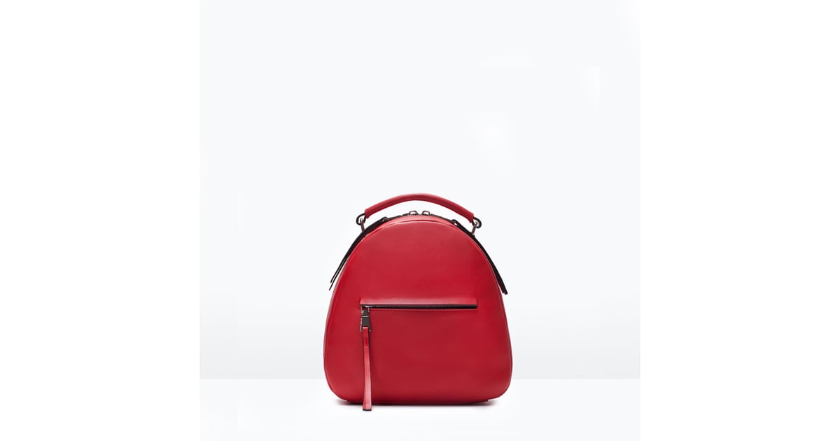 Zara backpack with zip ($50) | Best Style Backpacks For Fall | POPSUGAR ...