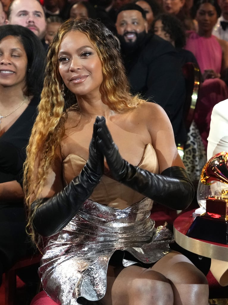 Beyoncé's Metallic Corset Dress at the Grammys 2023
