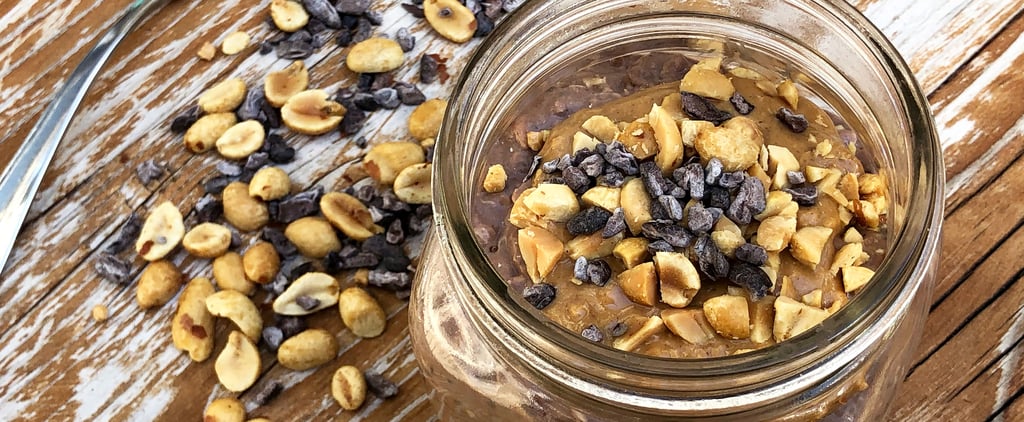High-Protein Chocolate Peanut Butter Overnight Oats Recipe