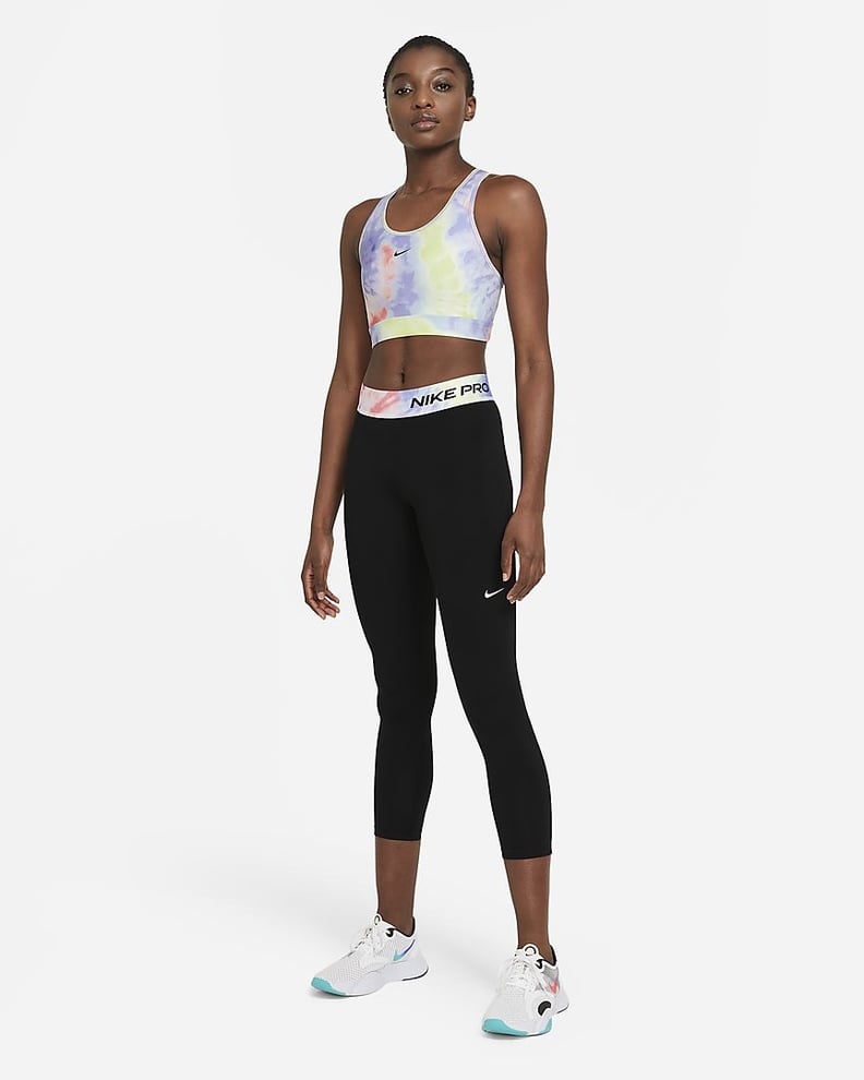 Nike Pro 7/8 Tie-Dye Leggings and Dri-FIT Swoosh Medium-Support 1-Piece Pad Tie-Dye Sports Bra