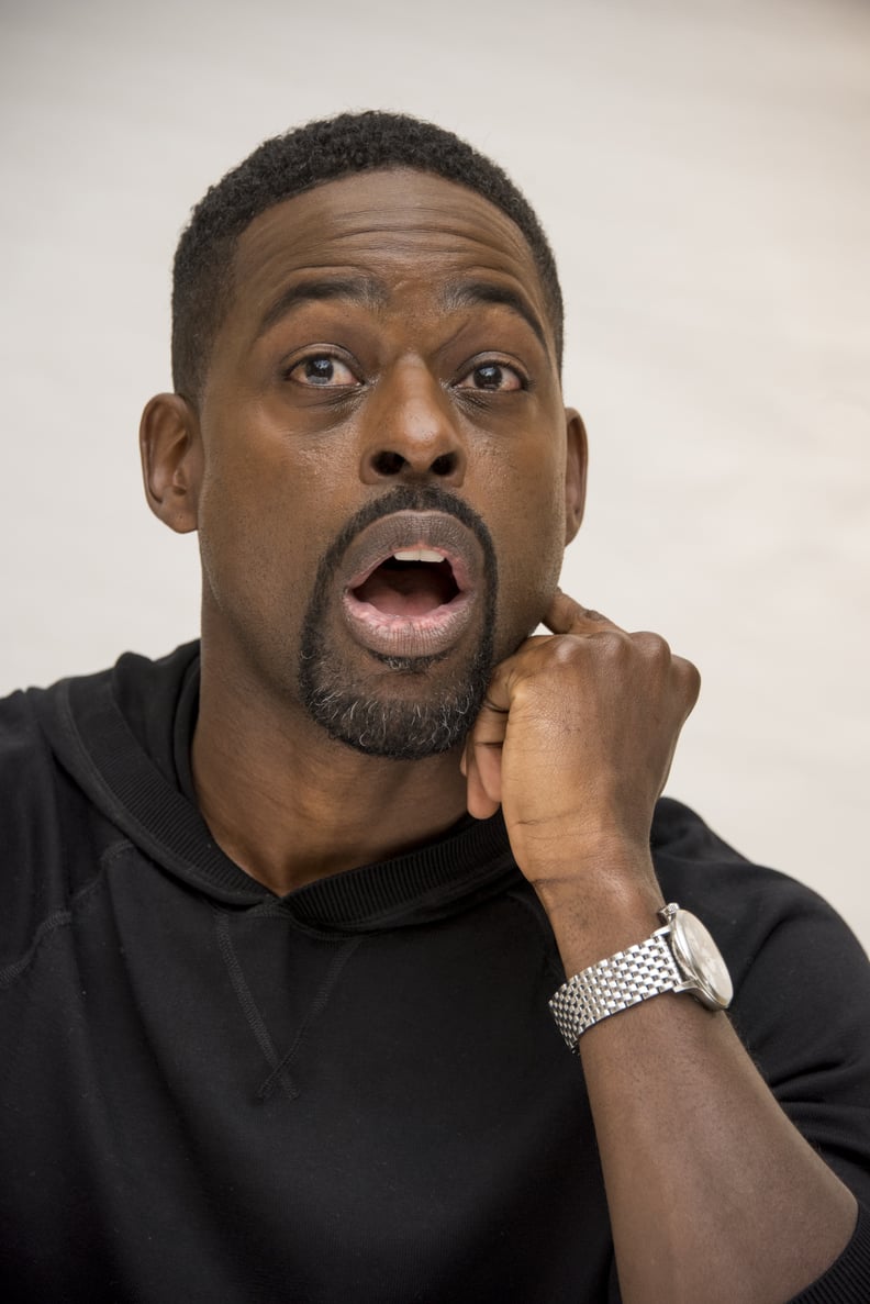 Sterling K. Brown, When You Suggest the Two of You "Get Outta Here"