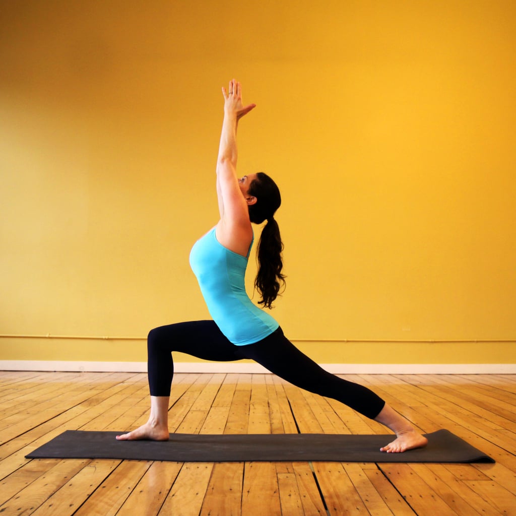 Warrior 1 | Yoga Sequence For Thighs | POPSUGAR Fitness Photo 4