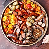 Grilled Sausages, Peppers, and Potatoes