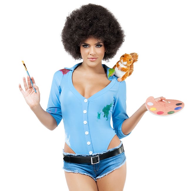 Everyone Needs to See This "Sexy" Bob Ross Halloween Costume