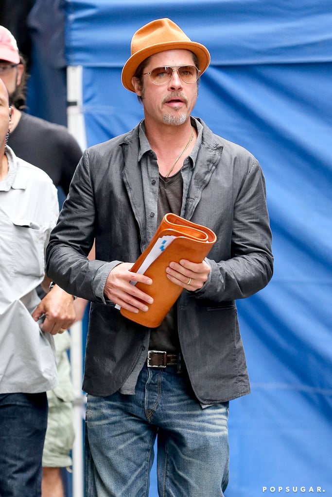 Brad Pitt Wears His Wedding Ring | Pictures