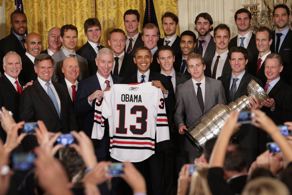 He Rubbed Shoulders With President Obama After Their 2013 Win