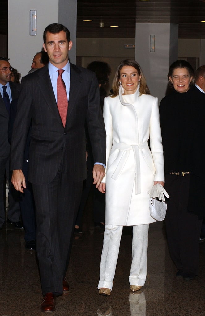 When Her Overcoat Matched Her Pants